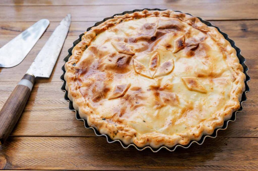 Menù di Halloween Torta salata alla zucca e Parmigiano Reggiano di Montagna